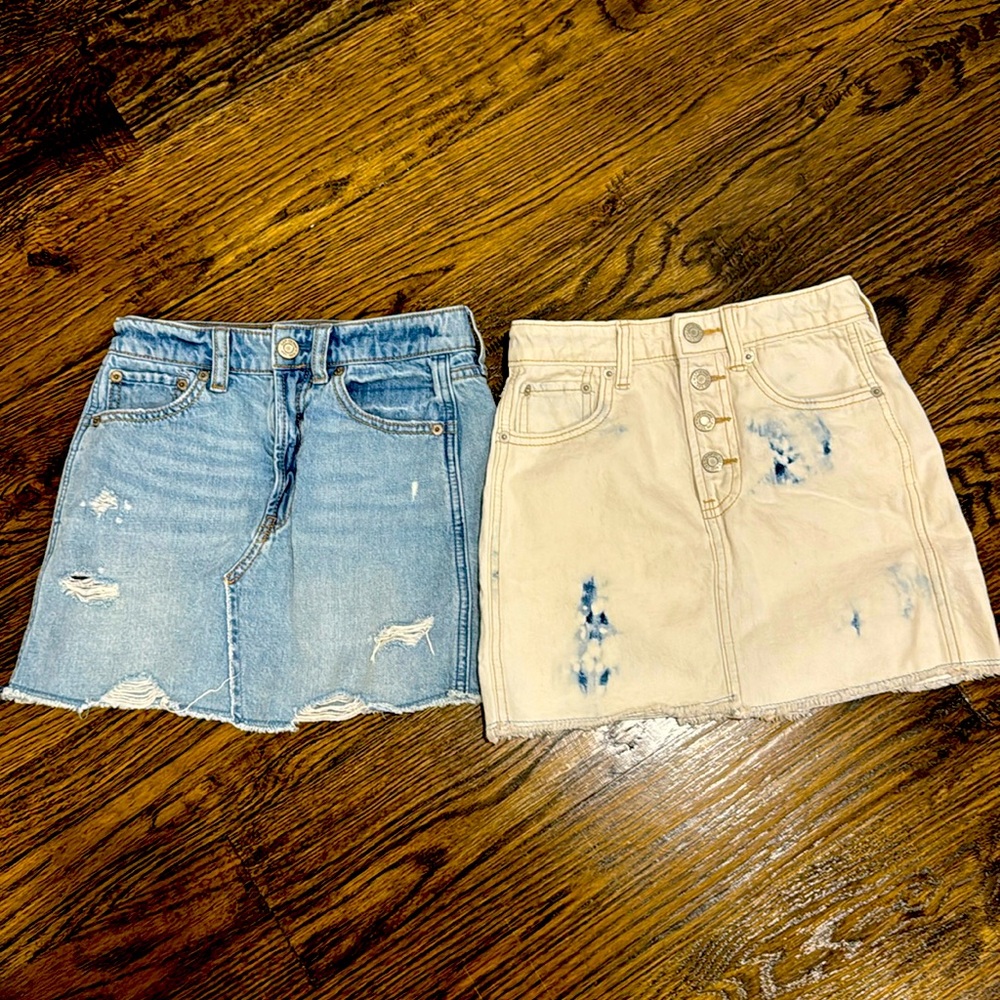 GAP Jean skirts
